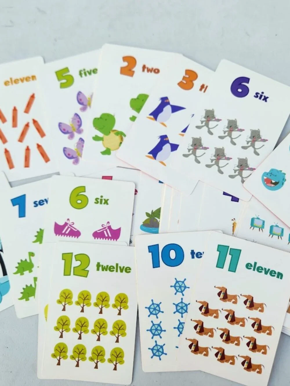 Playskool Alphabet Words Numbers Shapes Colors Vocabulary Flash Card Educational